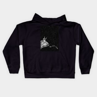 The Ox Drawing For Vegan Activist Kids Hoodie
